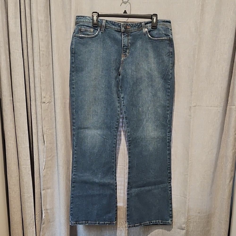SO Milan Wash Denim Blue Flare Cut Jeans Classic 5 Pocket Style